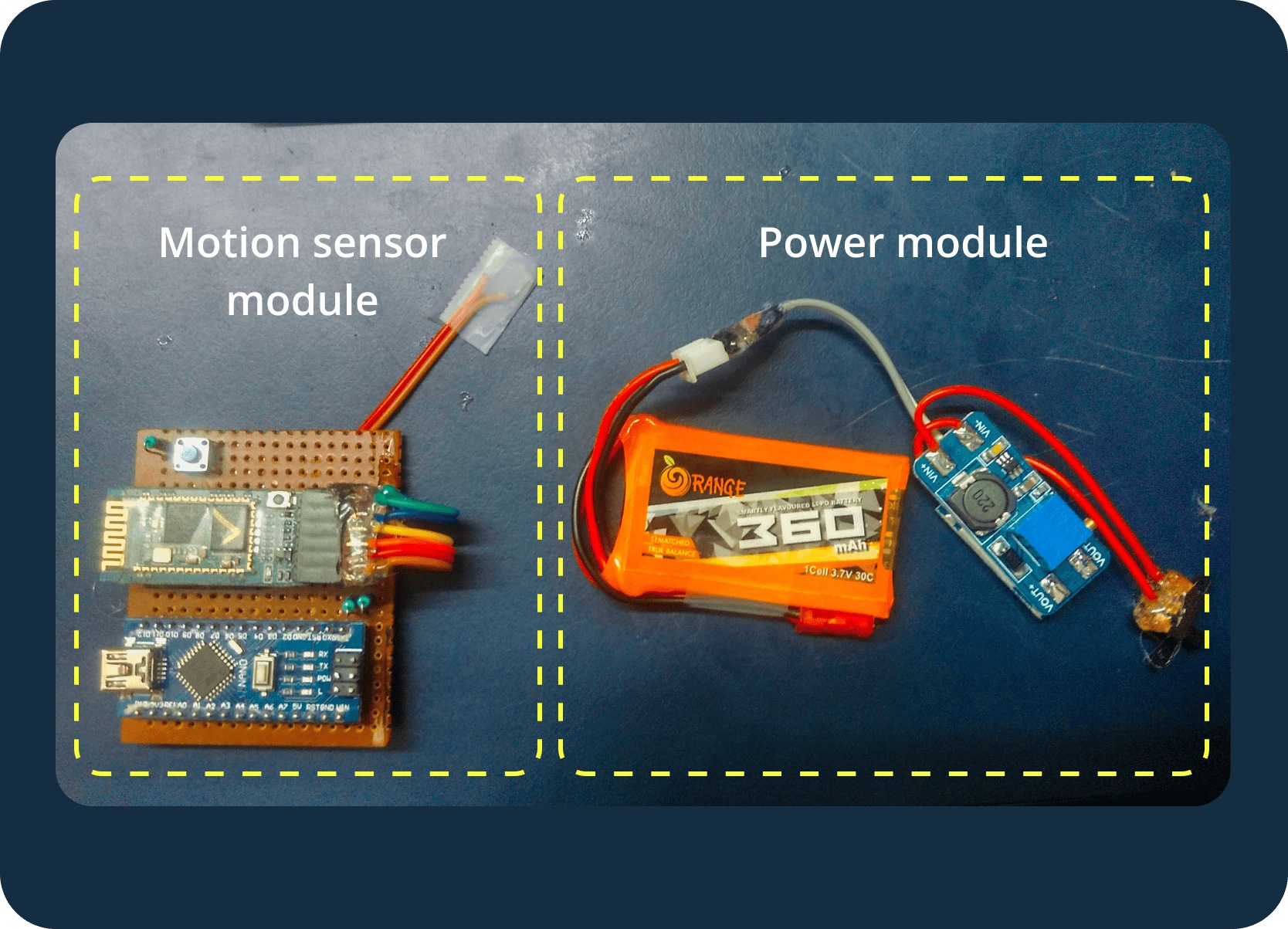 Shank sensor module prototype 1