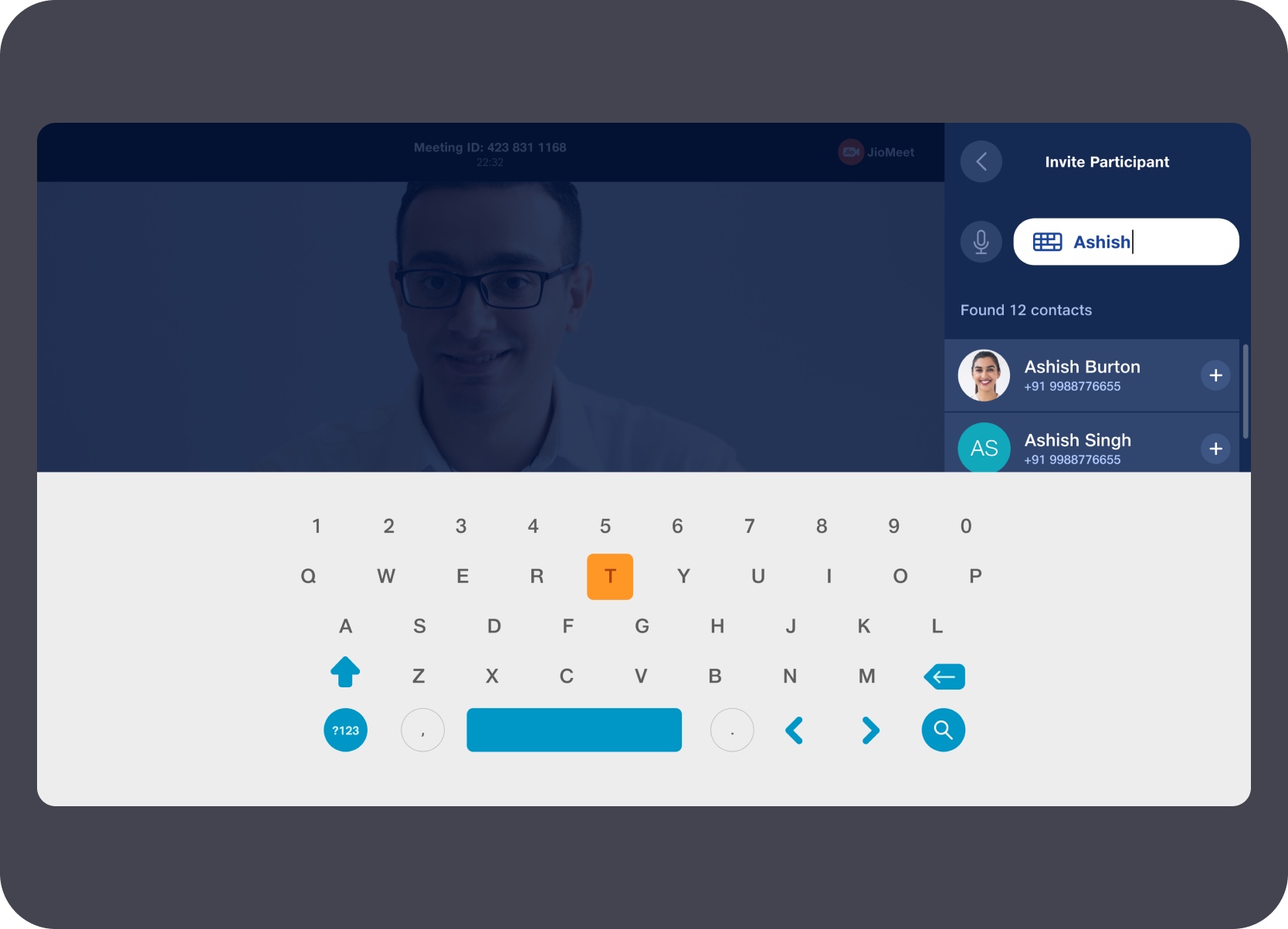 24 search keyboard