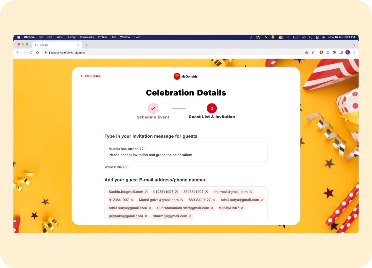 RSVP flow