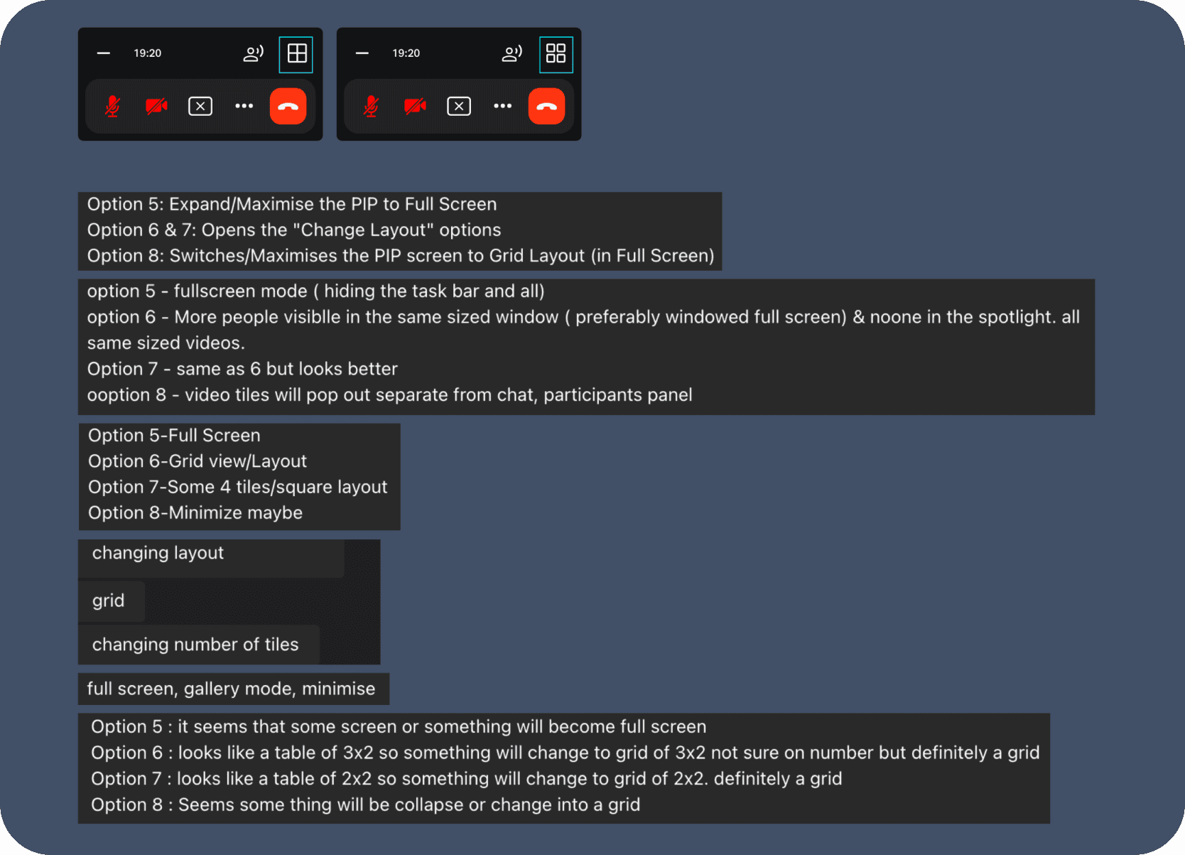 Testing sheet for icon validation