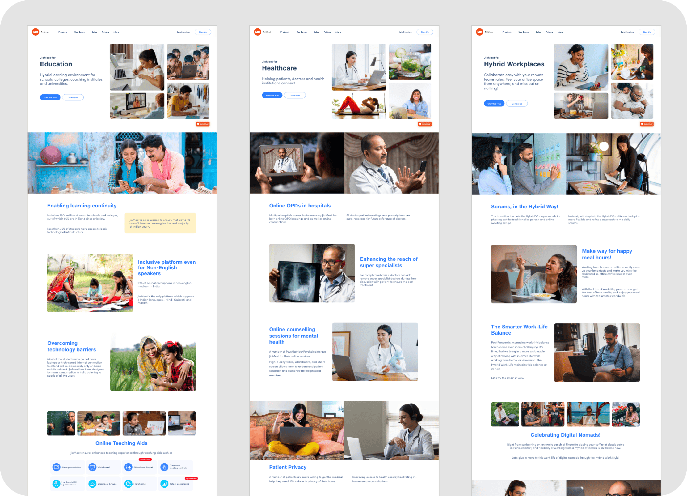 Case studies page