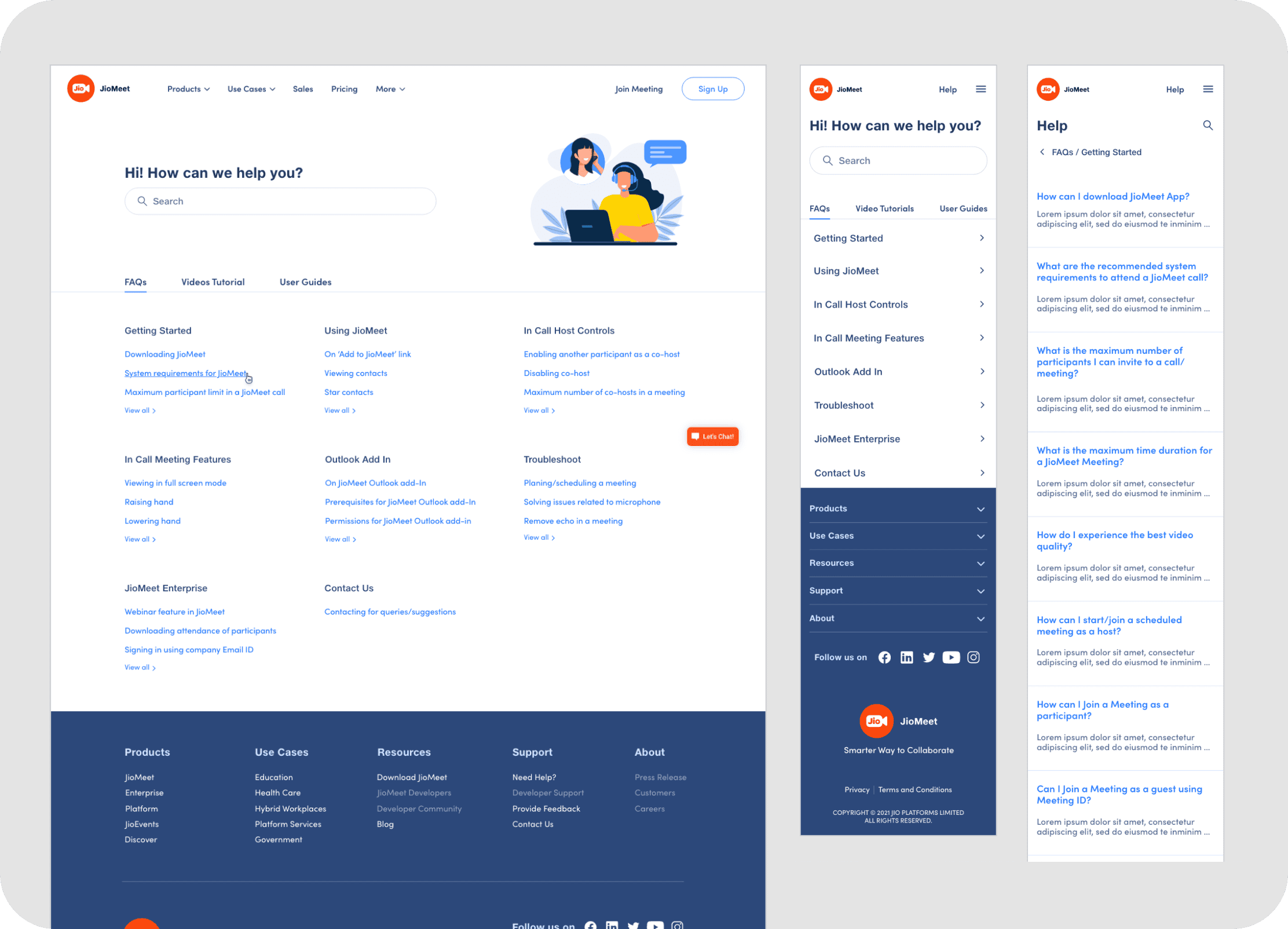 Help and support page 1